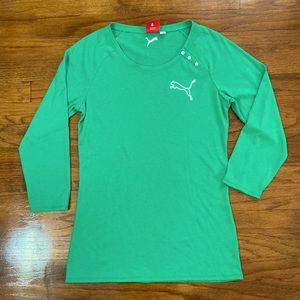 NWOT Women's Puma 3/4 Sleeve Shirt - Medium